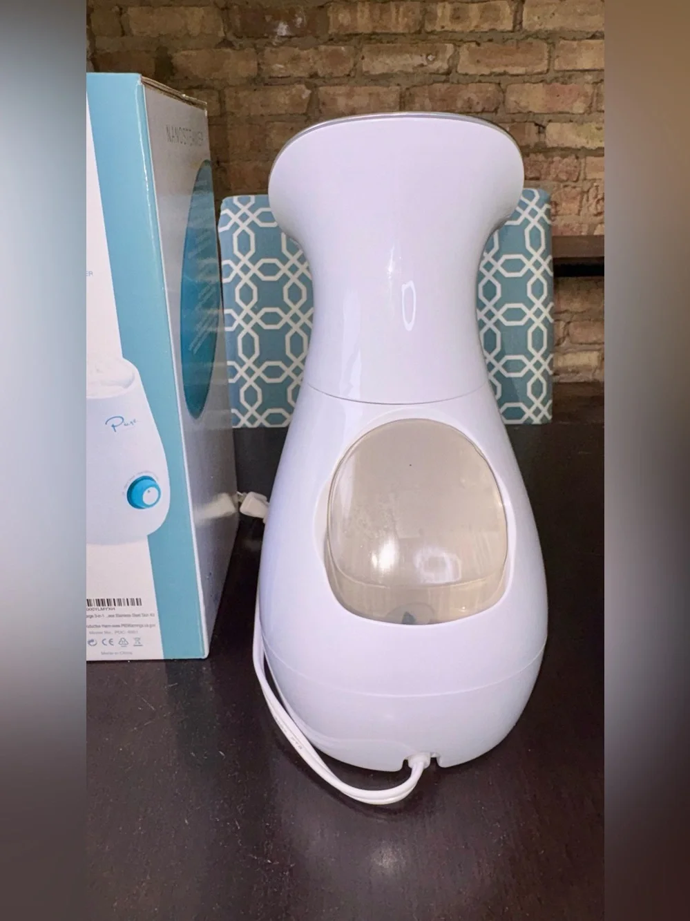 Nanosteamer Facial Steamer in Aqua